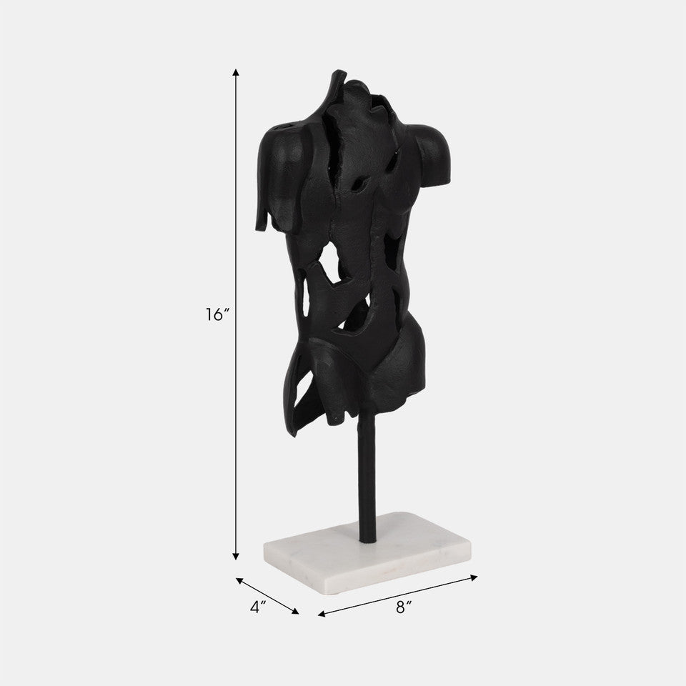Scultura busto nero