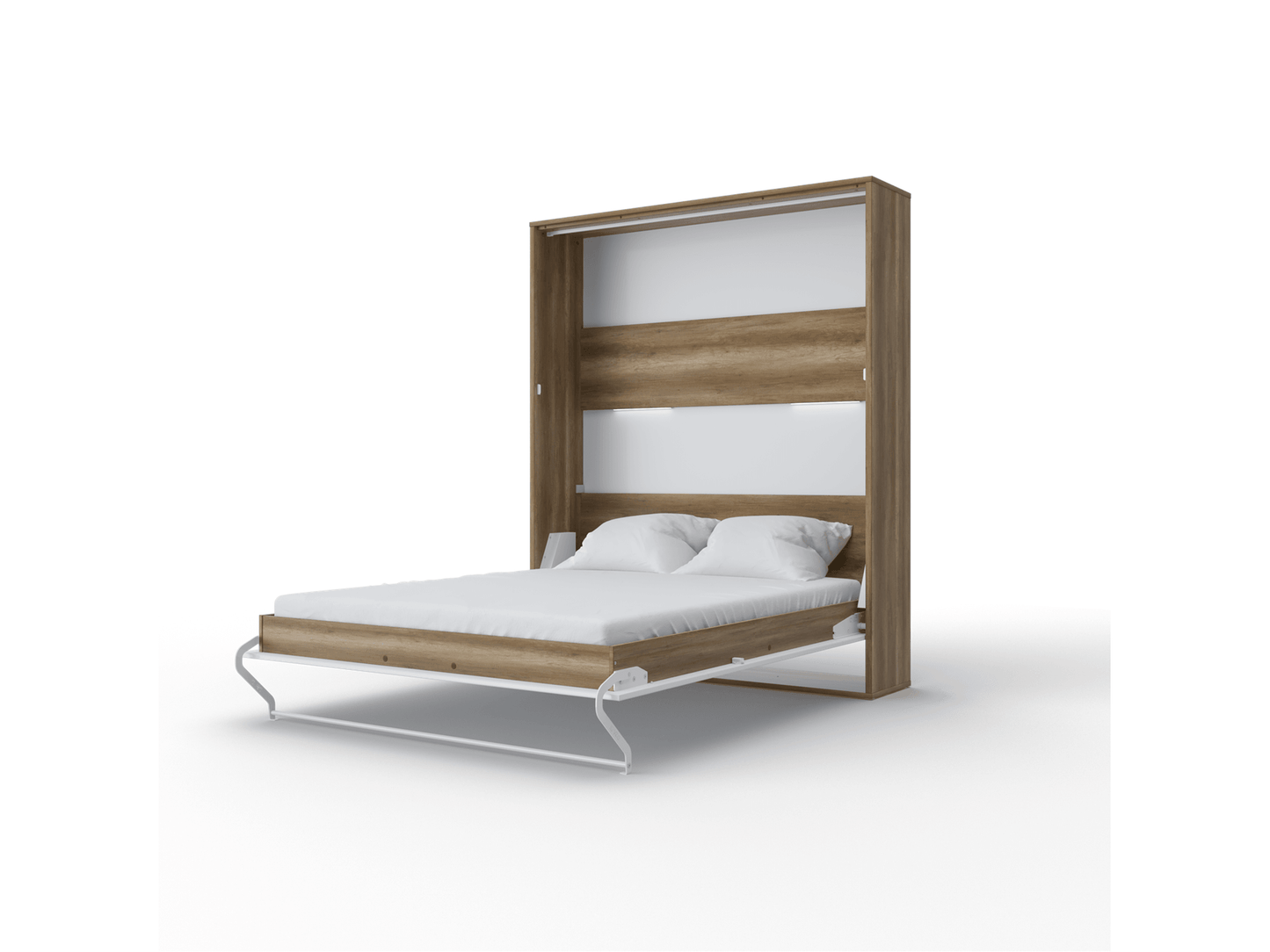 Letto matrimoniale verticale europeo BETH con LED