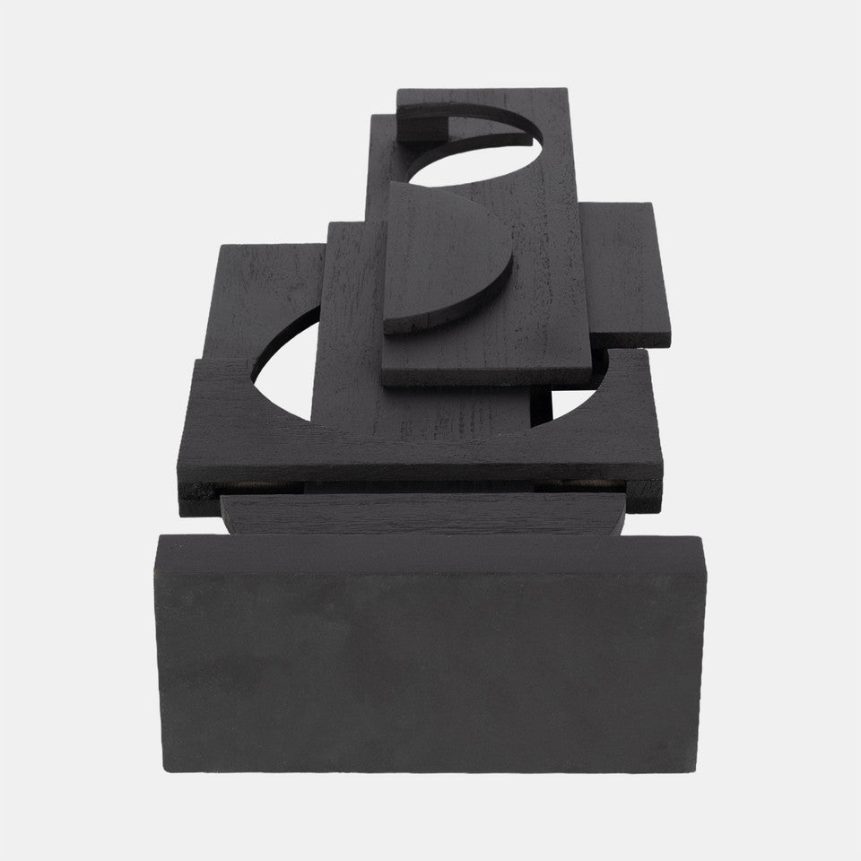 Scultura geometrica nera
