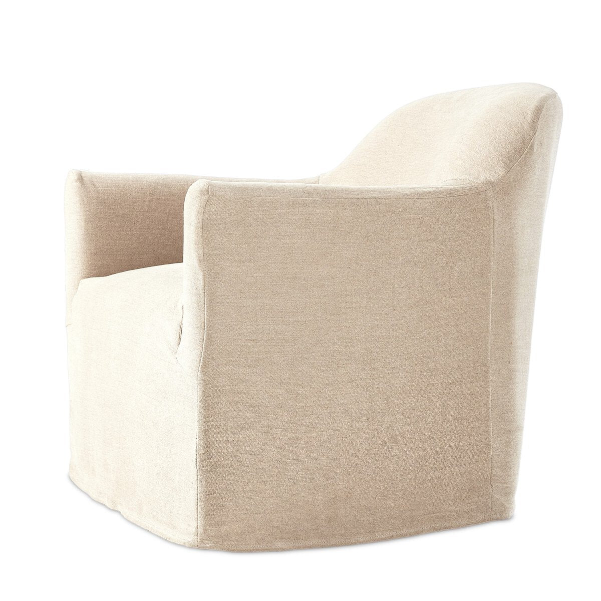 Poltrona girevole con fodera Lowell