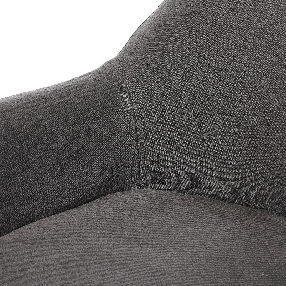 Poltrona girevole con fodera Lowell