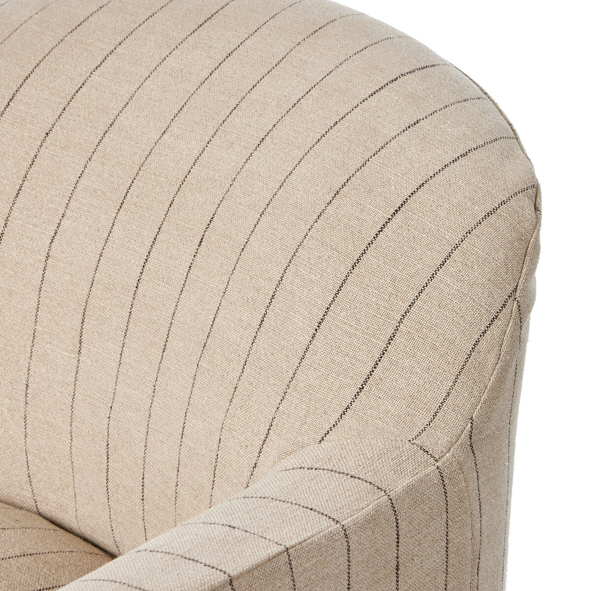 Poltrona girevole con fodera Lowell
