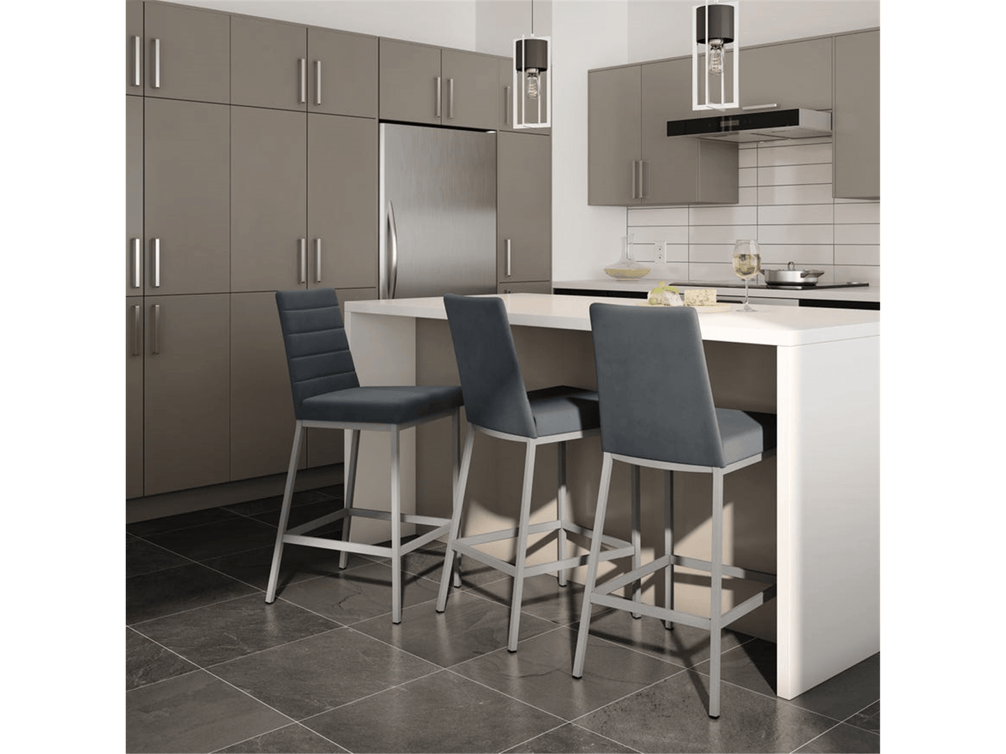 Sgabello Luna Taupe