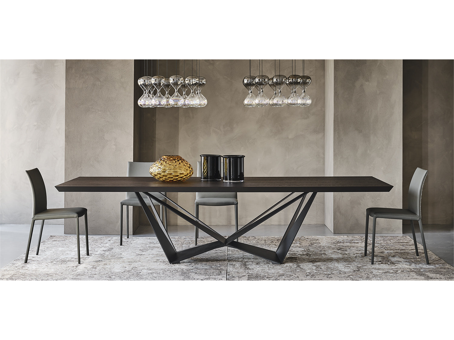 Tavolo da pranzo Skorpio Wood Master - 118W