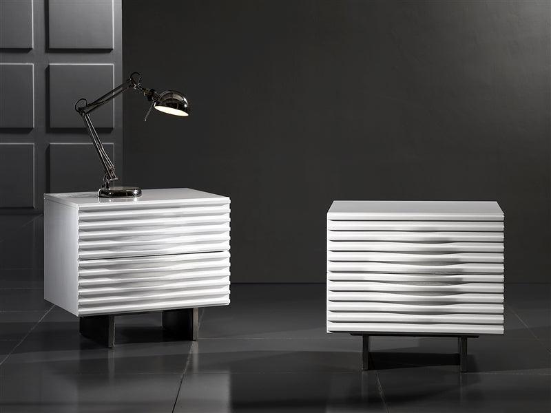 Comodino Luna White