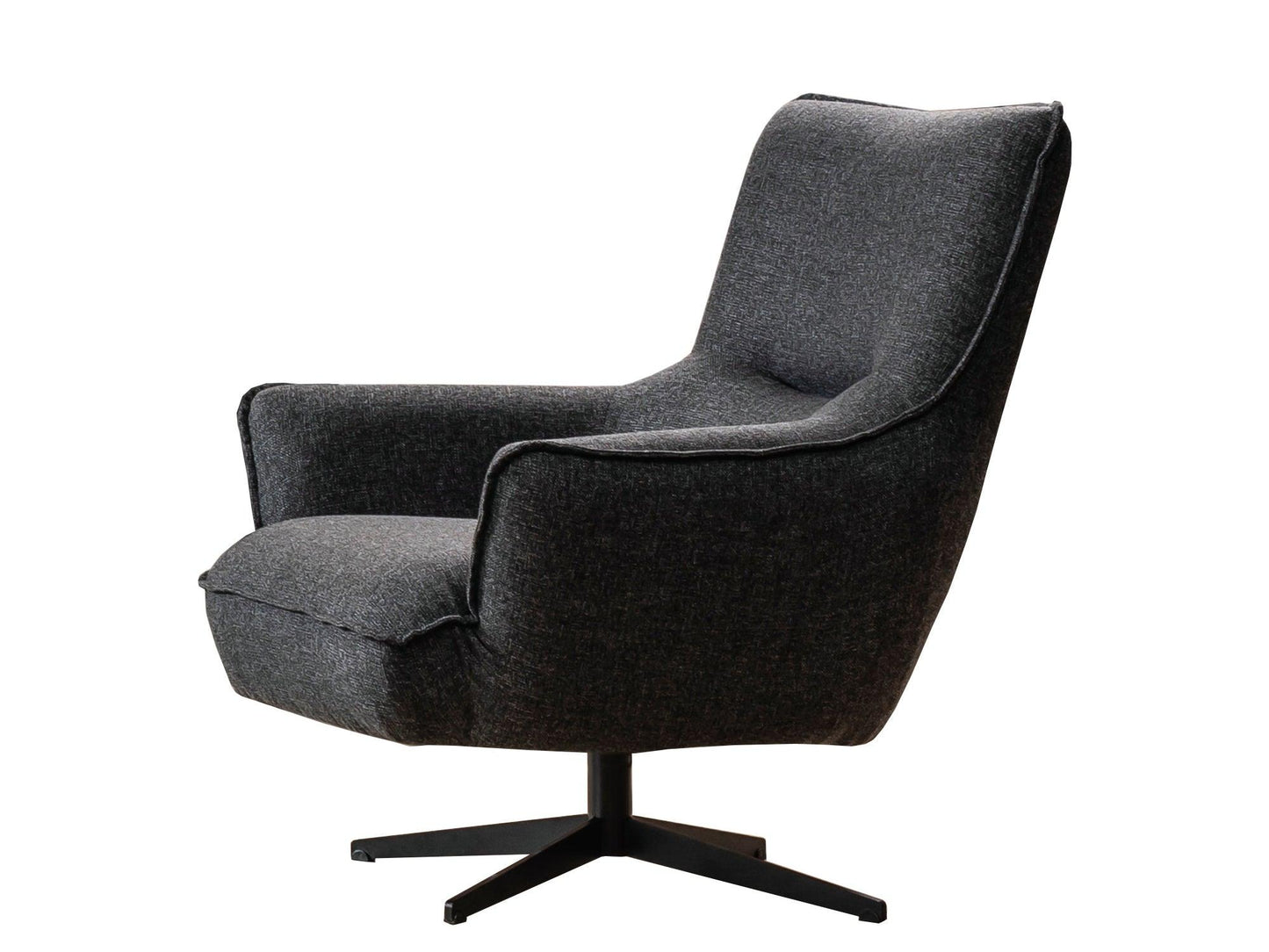 Sedia girevole Forrest grigio scuro