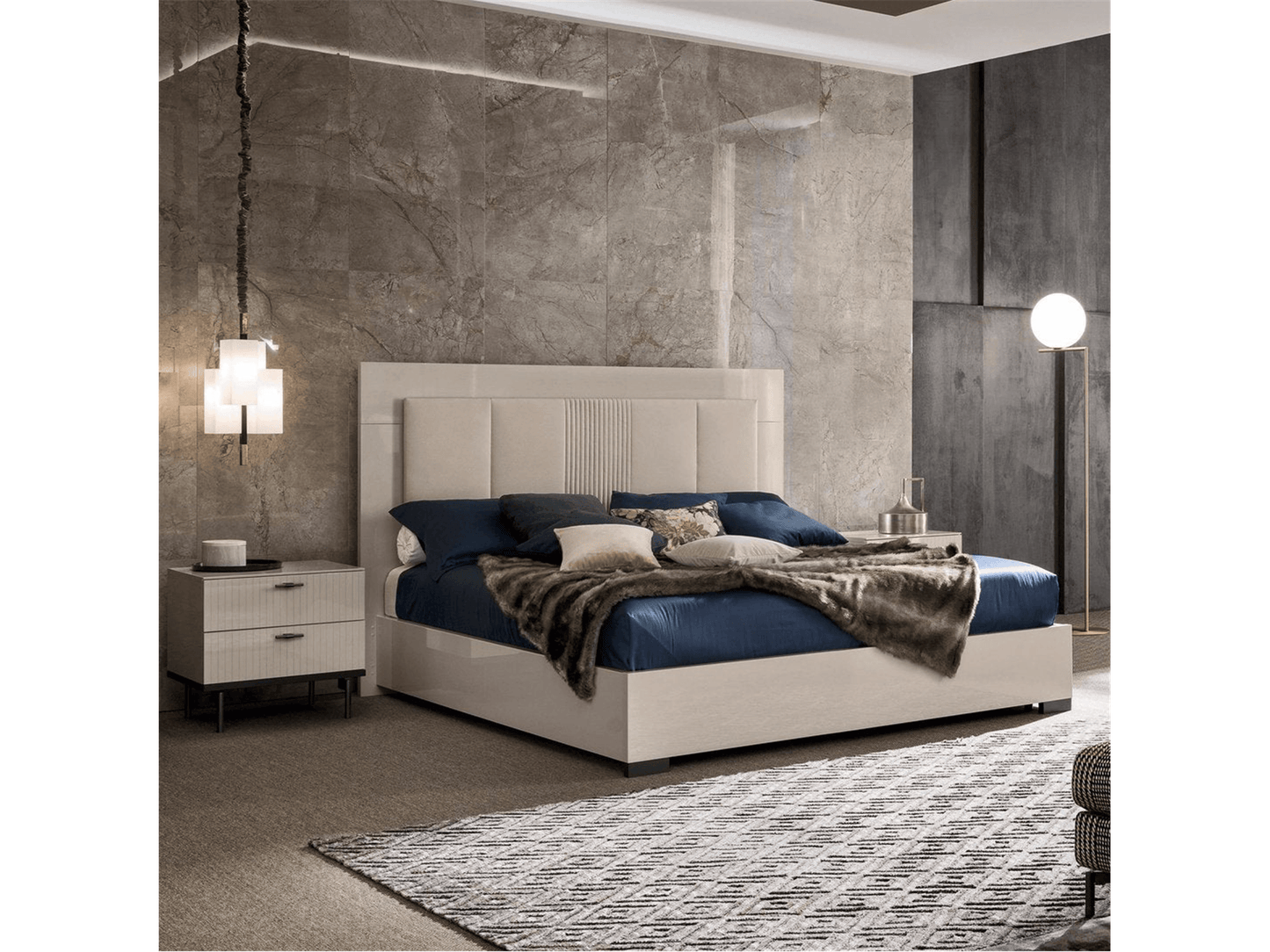 Letto Clara King Size senza LED