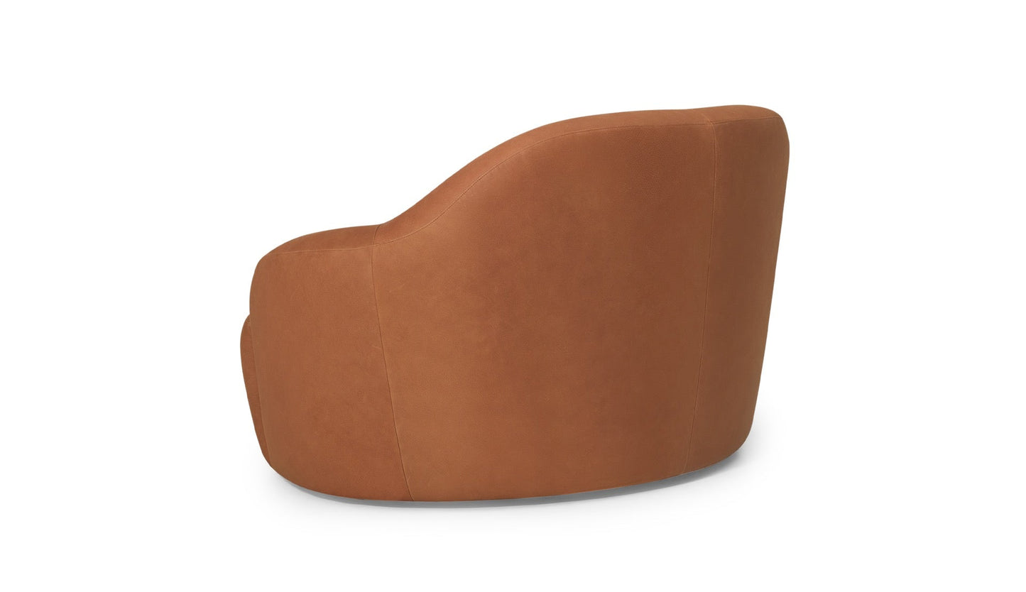 Sedia girevole Graham Accent di Palliser in tessuto tecnico Hush colore MUSHROOM