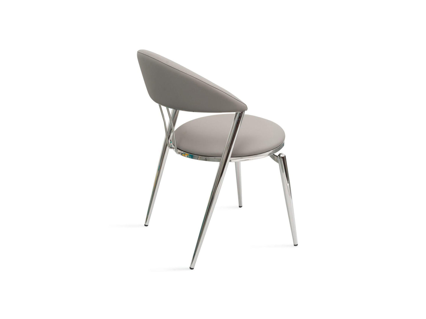 Sedia da pranzo Harlan grigia: set da 2