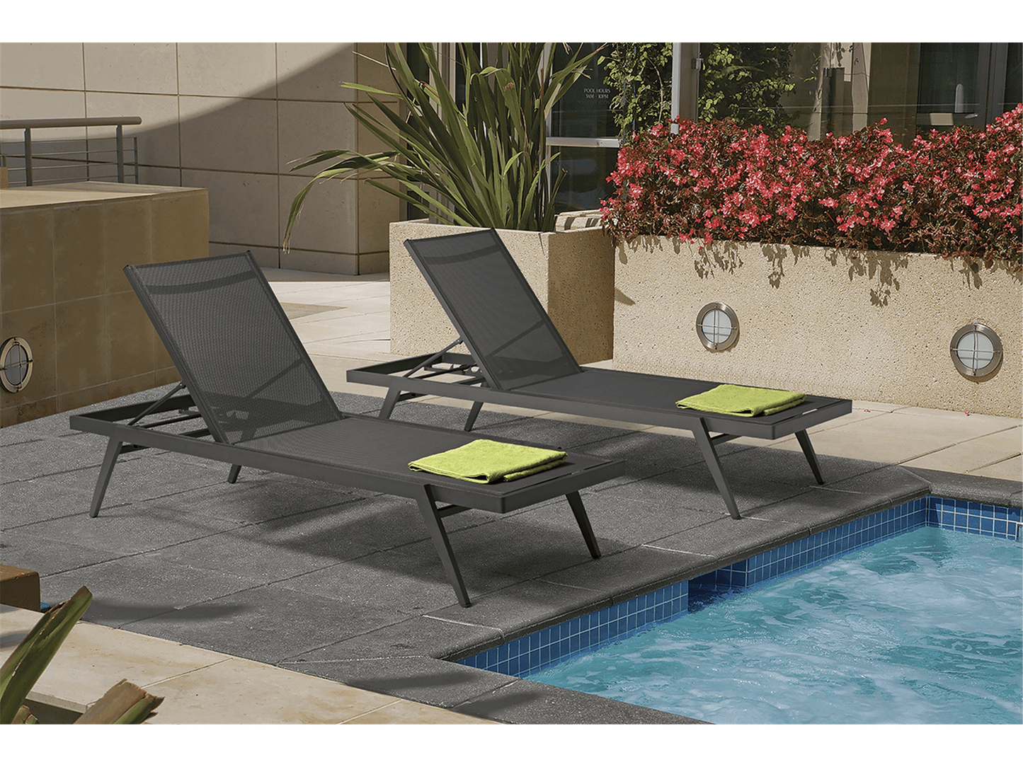 Chaise longue Morton