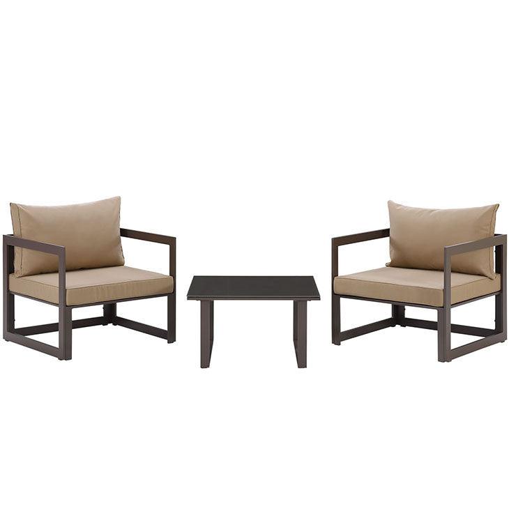 Set da esterno per patio Fortune Series da 3 pezzi