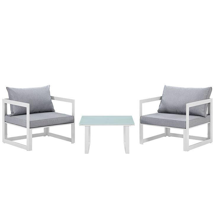Set da esterno per patio Fortune Series da 3 pezzi