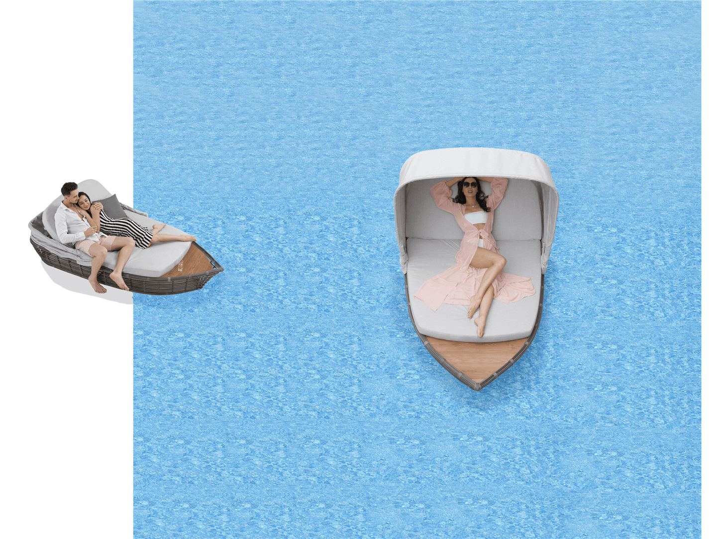 Hyeon Boat Double lounger
