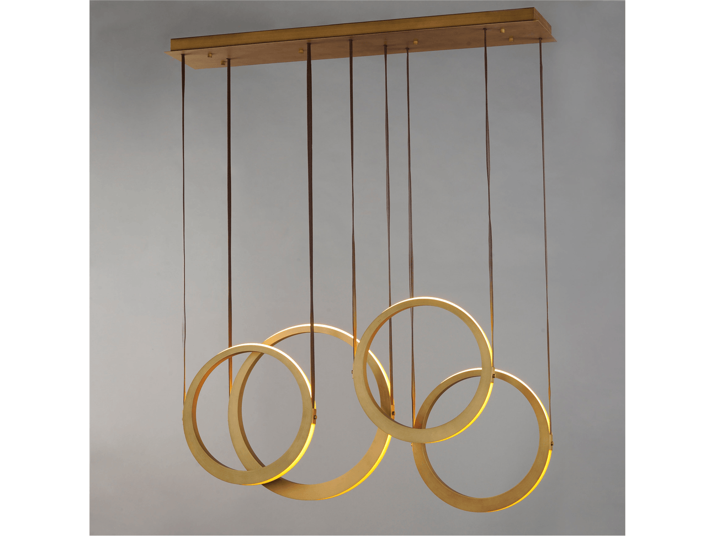 Lampadario a LED Liema a 4 anelli