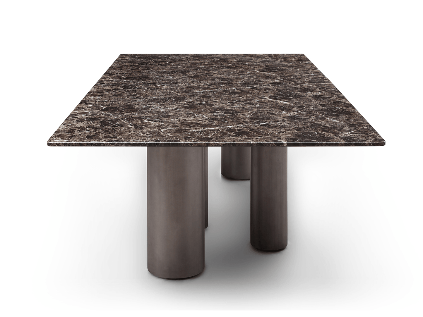 Tavolo da pranzo Hightower in bronzo nero