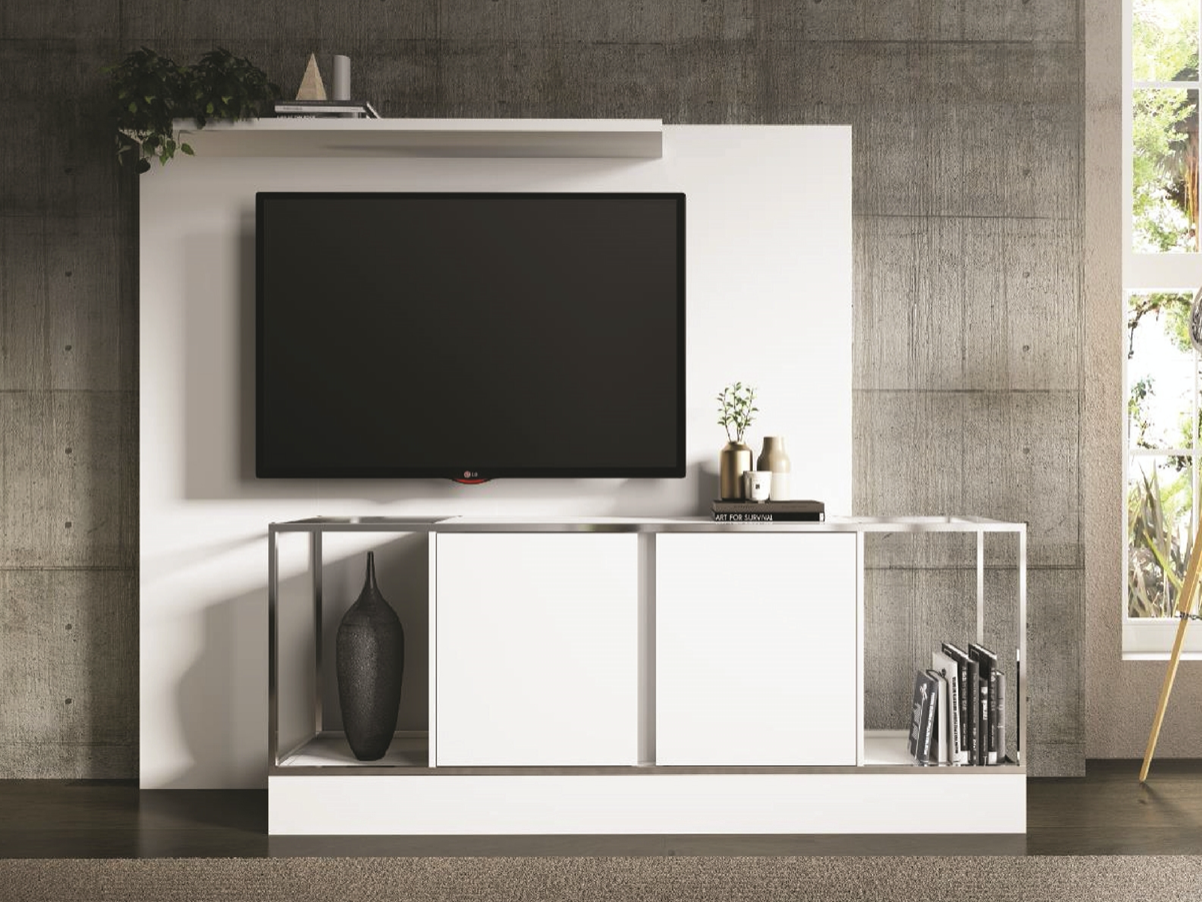 Parete attrezzata Kal in bianco***FUORI PRODUZIONE***