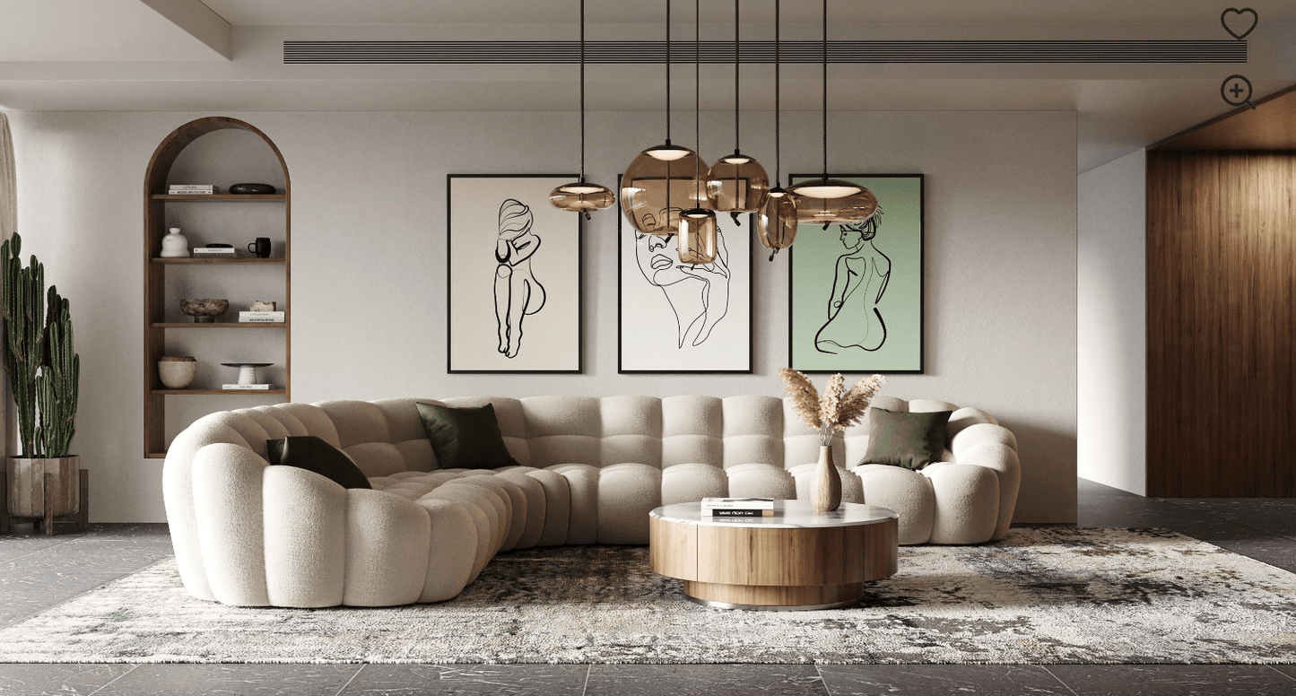 Tessuto componibile Luzmina 204 pollici