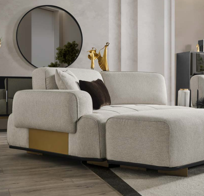 Divano in tessuto Icon 6 pezzi beige