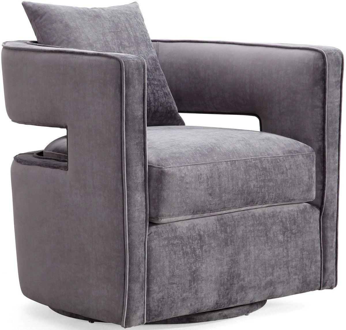 Sedia girevole Kendrick Grey