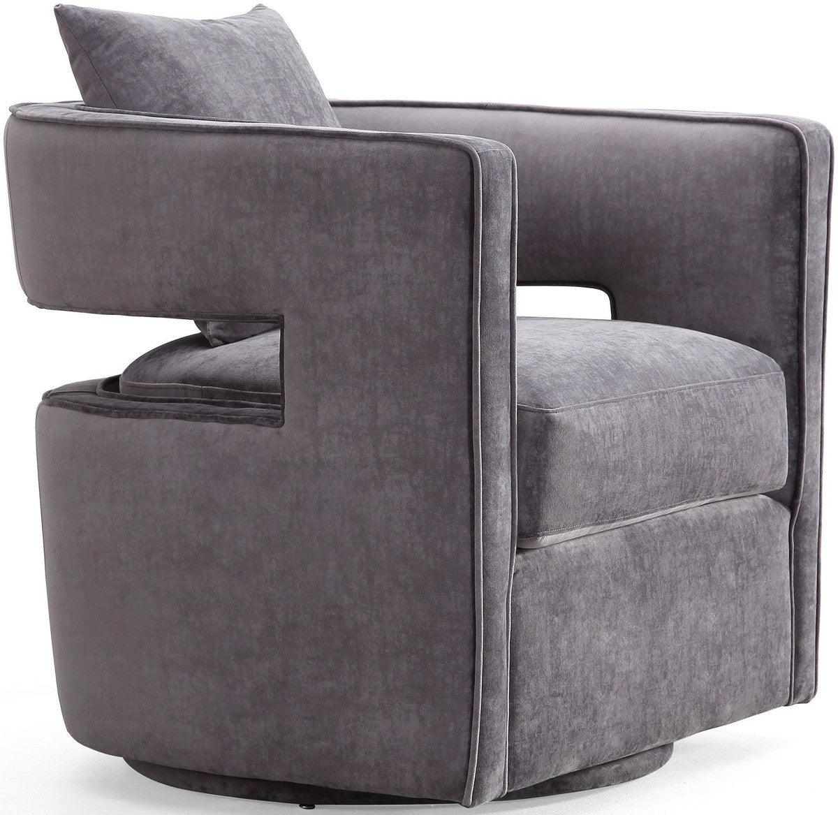 Sedia girevole Kendrick Grey