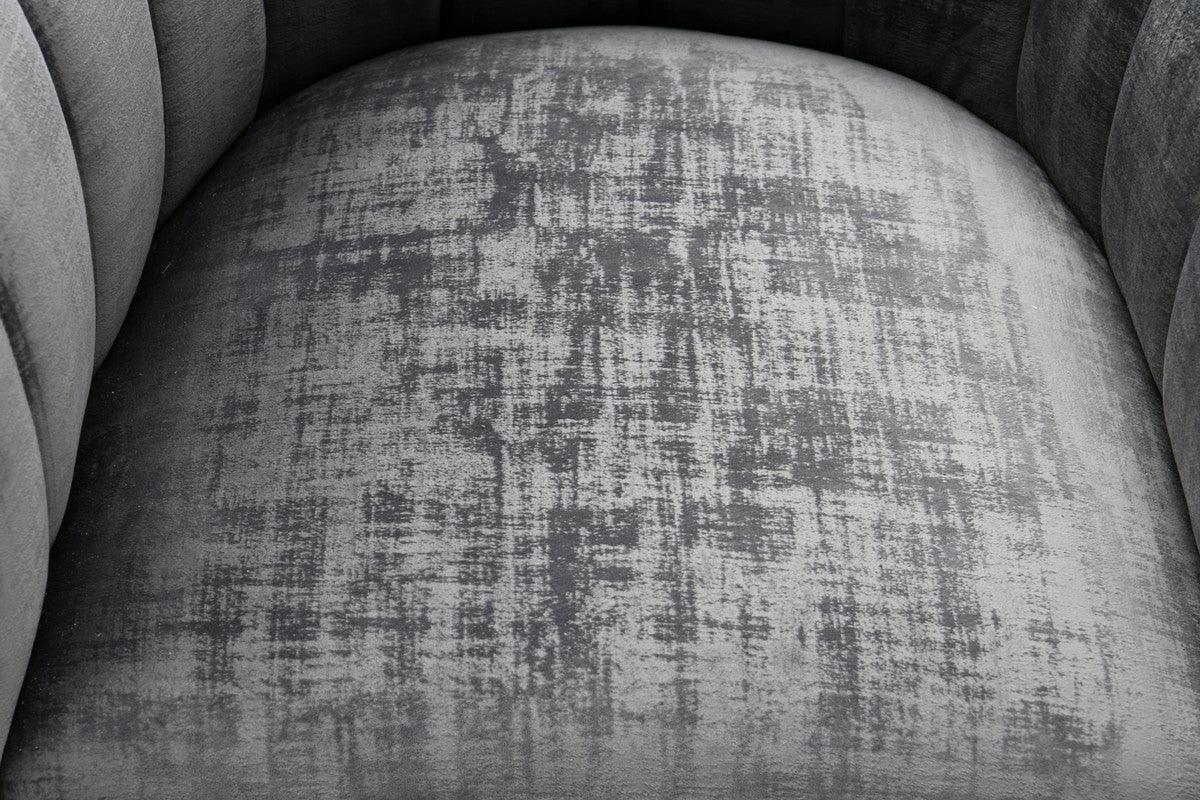 Sedia Magna Grey con base argentata
