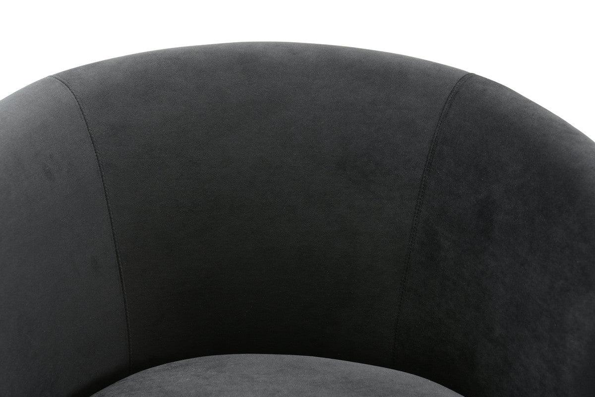 Sedia girevole nera Novak