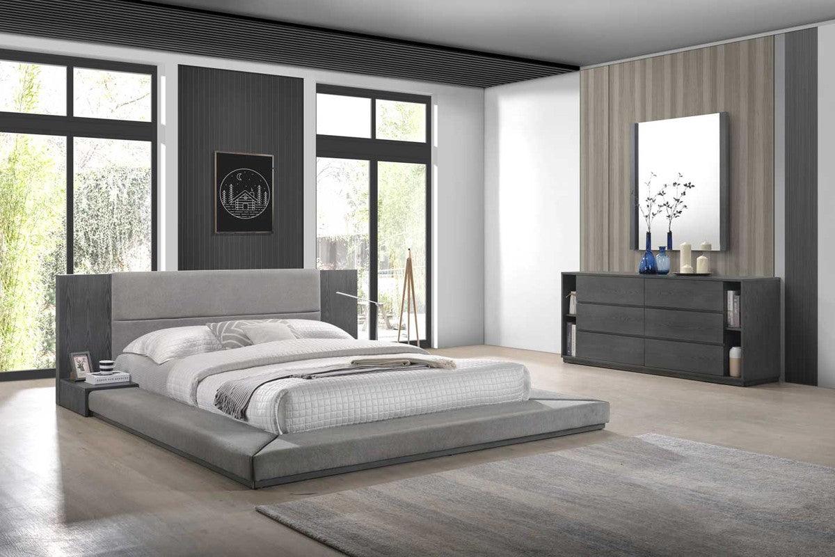 Letto moderno grigio Jennie