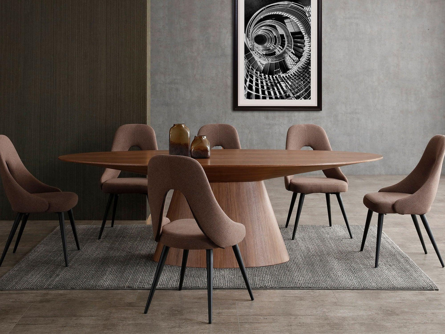 Tavolo da pranzo ovale Brody