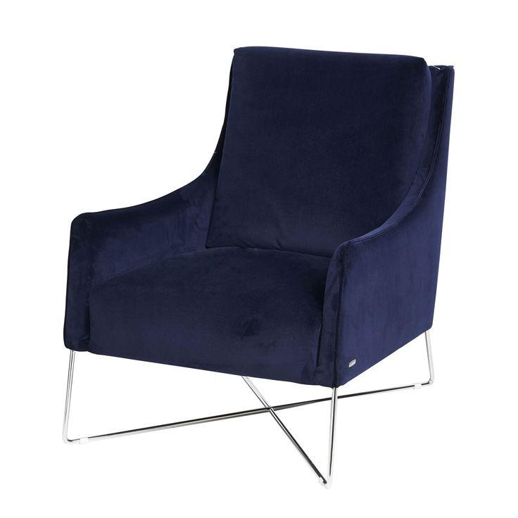 Sedia Romina in velluto grigio chiaro