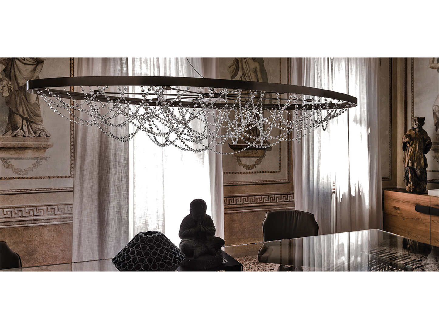 Lampadario di cristallo
