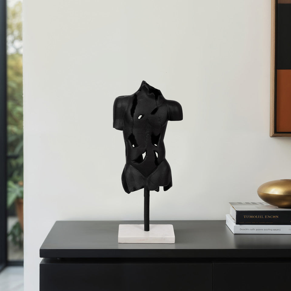 Scultura busto nero