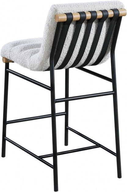 Sgabello da bar Blake color crema