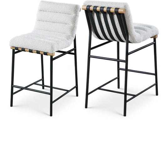 Sgabello da bar Blake color crema