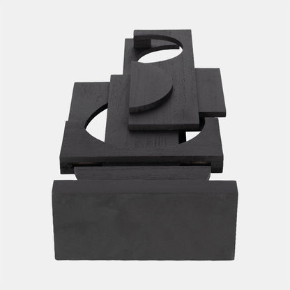 Scultura geometrica nera