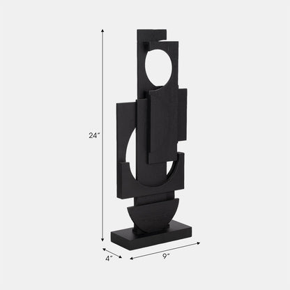 Scultura geometrica nera