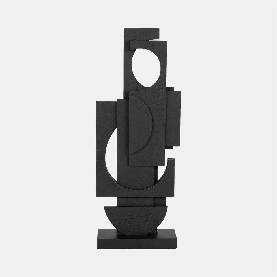 Scultura geometrica nera