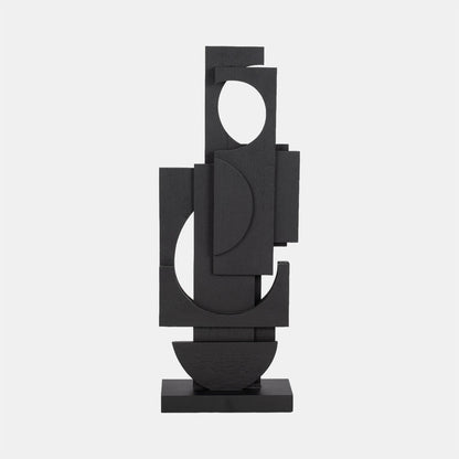 Scultura geometrica nera