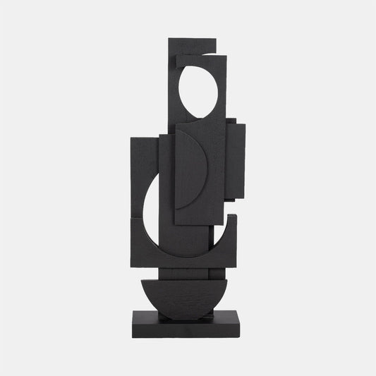 Scultura geometrica nera