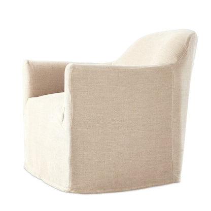 Poltrona girevole con fodera Lowell