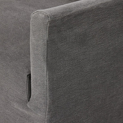 Poltrona girevole con fodera Lowell
