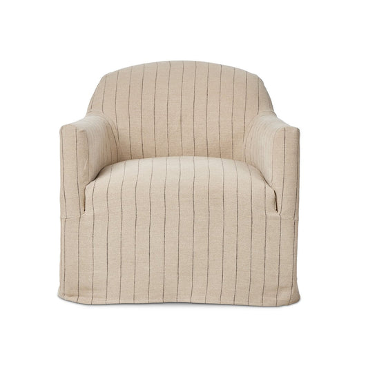 Poltrona girevole con fodera Lowell