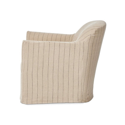 Poltrona girevole con fodera Lowell