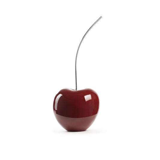 Scultura di ciliegia di vino rosso