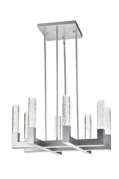 LAMPADARIO QUADRATO ELLEN A 8 LUCI