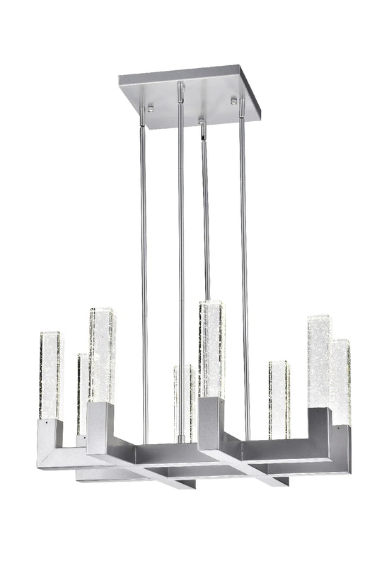 LAMPADARIO QUADRATO ELLEN A 8 LUCI