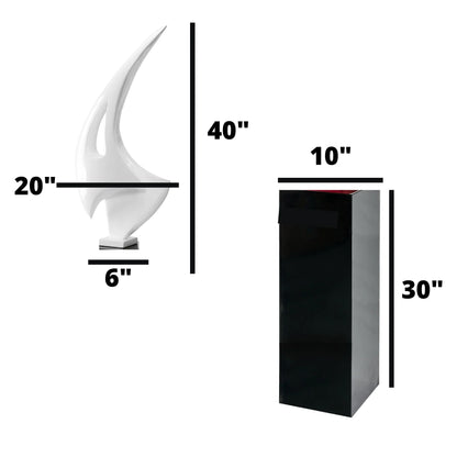 SCULTURA DA PAVIMENTO A FIAMMA