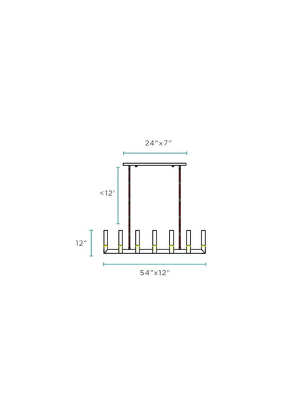 LAMPADARIO ELLEN A 12 LUCI