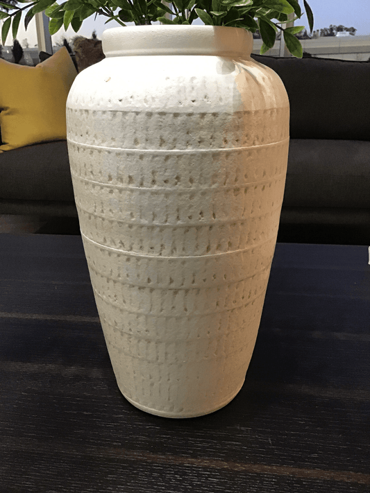 Vaso alto bianco, medio