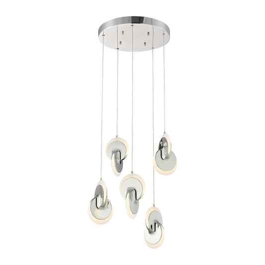 LAMPADARIO A 5 LUCI WHEEL