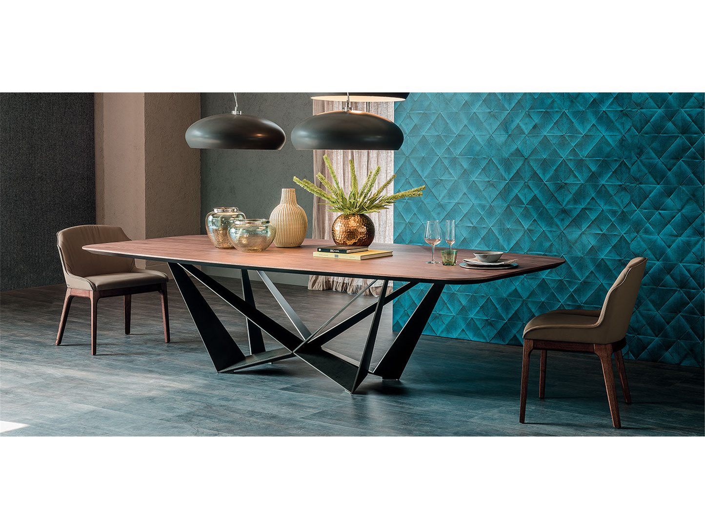 Tavolo da pranzo Skorpio Wood Master - 118W